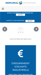 Mobile Screenshot of mercurial.fr